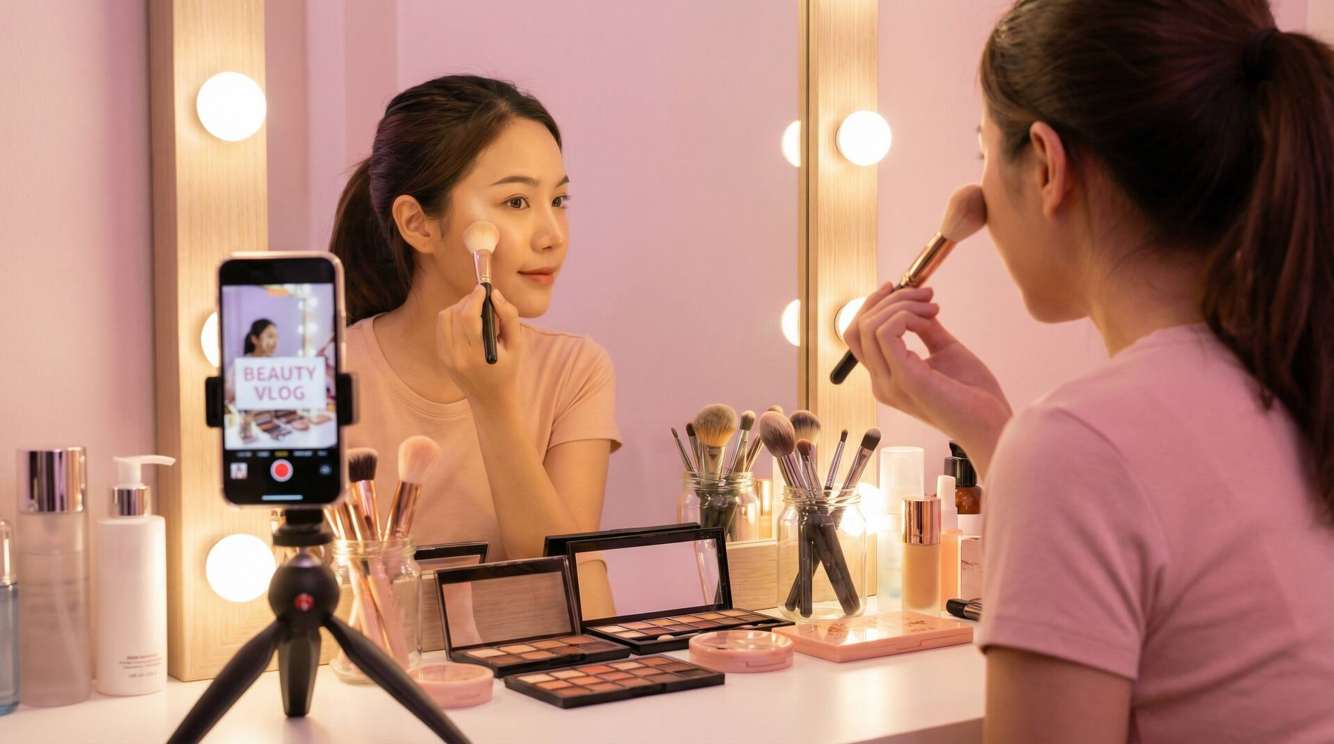 国产自拍美妆教程视频